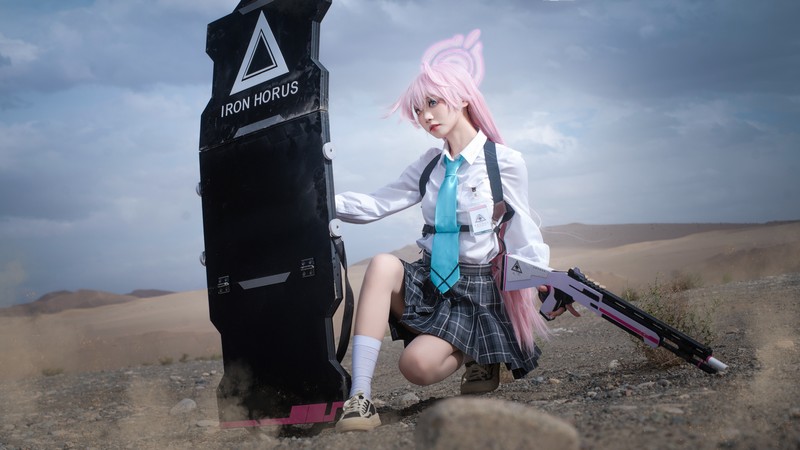 艾西Aiwest 星野Cosplay写真图集 碧蓝档案角色高清美图 49P (290.6M)插图8