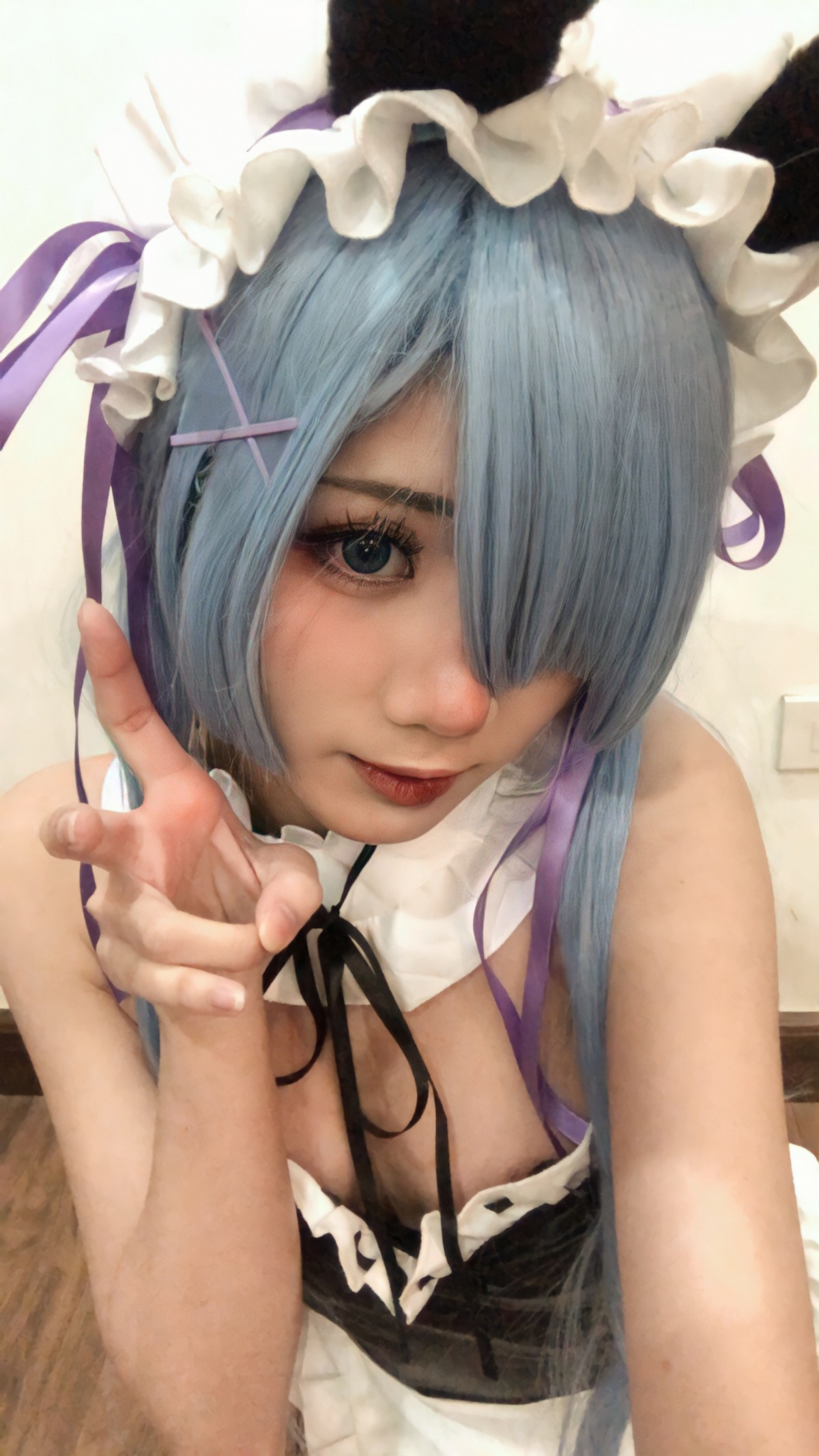 PoppaChan Rem Bunny Cosplay HD – 37 Photos 182MB插图8