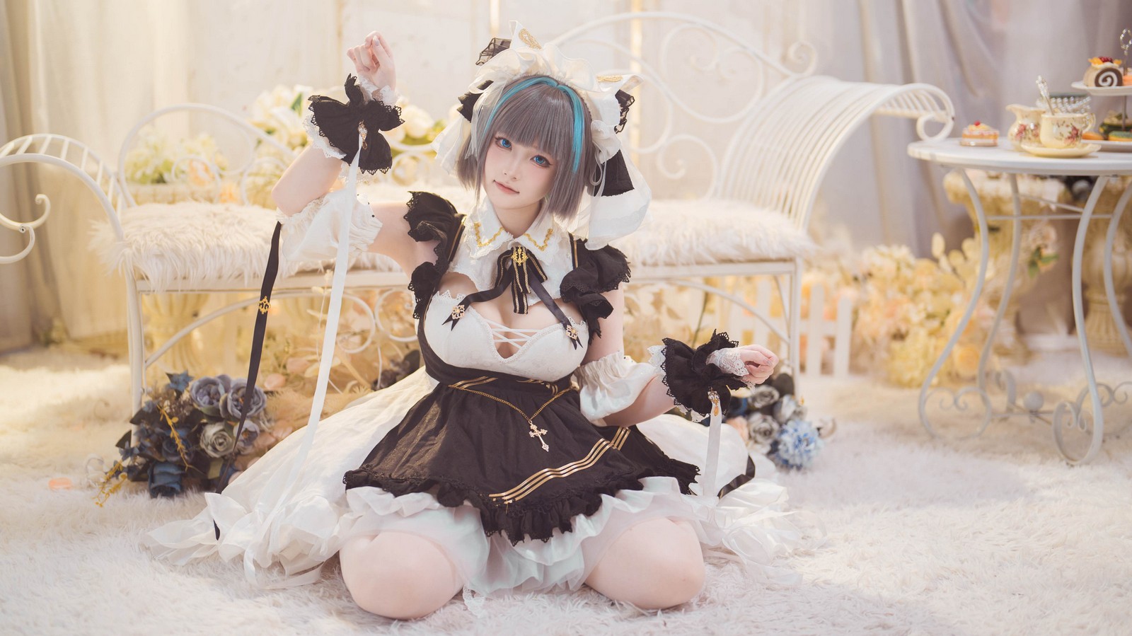 屿鱼 Yuyu 碧蓝航线 柴郡 Cosplay 写真图集｜Azur Lane（54P｜138MB）插图6