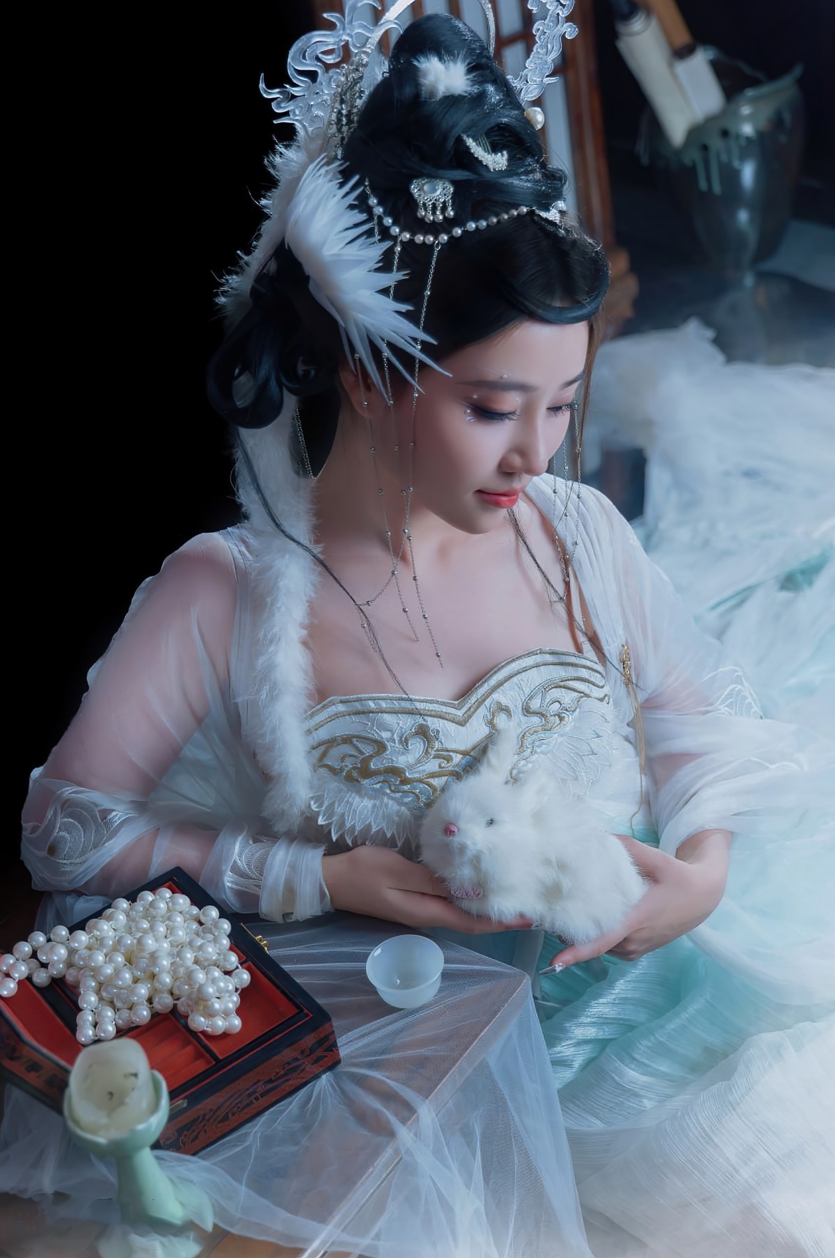 年年nnian 嫦娥仙子Cosplay写真 中秋神话主题图集