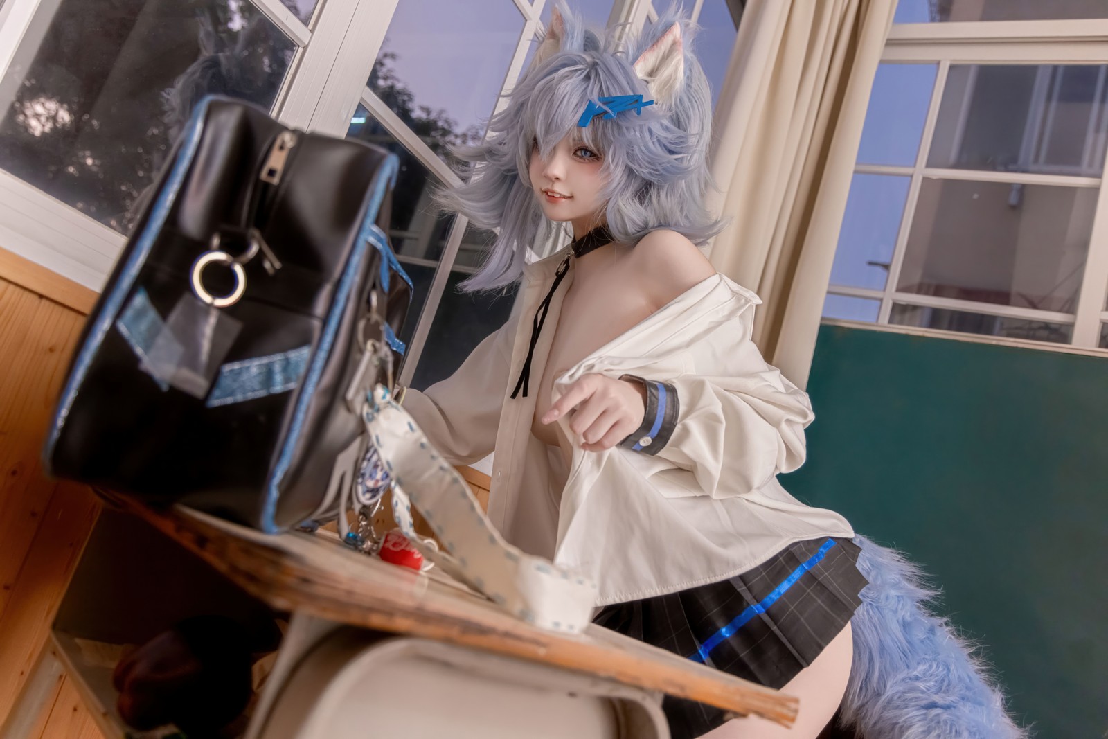 纸悦Etsu_ko《少女前线 PA-15》高校心跳物语 Cosplay 套图[51P-385M]插图5