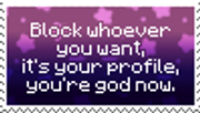 Block-whoever-you-want-it-039-s-your-profile-you-039-re-god-now