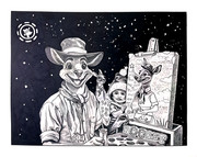 MR. ROO WITH FAMILY ON BUSMAN'S HOLIDAY!