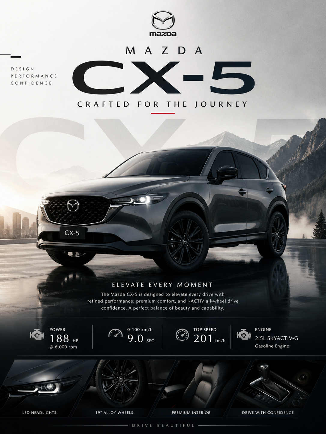 Automotive Poster Generator (Minimal Car Ad Style)