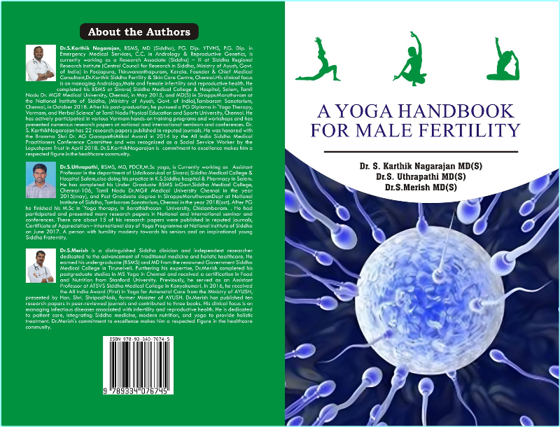 A Yoga Handbook For Male Fertility (S, DR. MERISH MD(S), S, DR. UTHRAPATHI MD(S), NAGARAJAN MD(S), DR. S. KARTHIK)