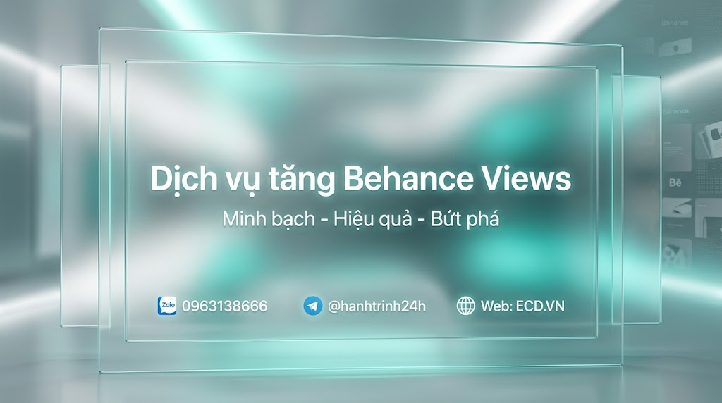 dịch vụ tăng behance views chính hãng