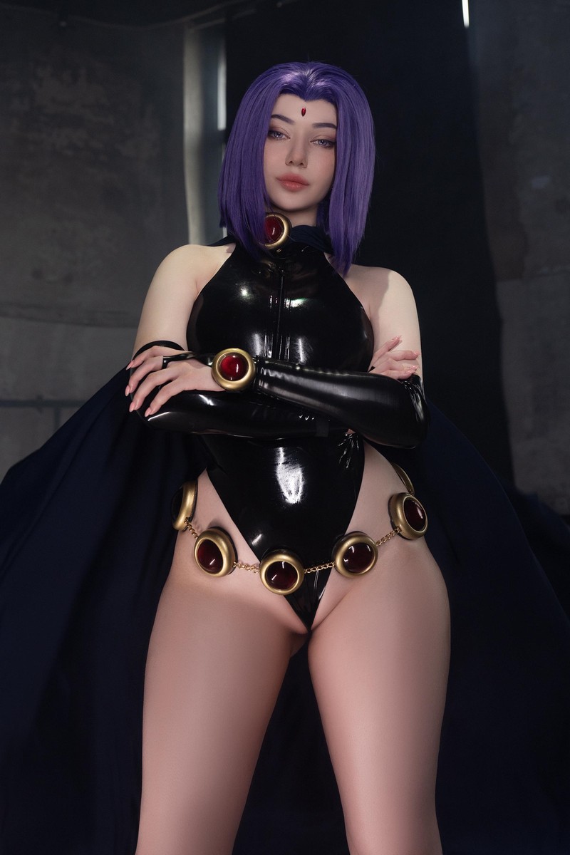 Alina Becker Raven Cosplay DC 角色高清写真图集【51P-35.3M】插图