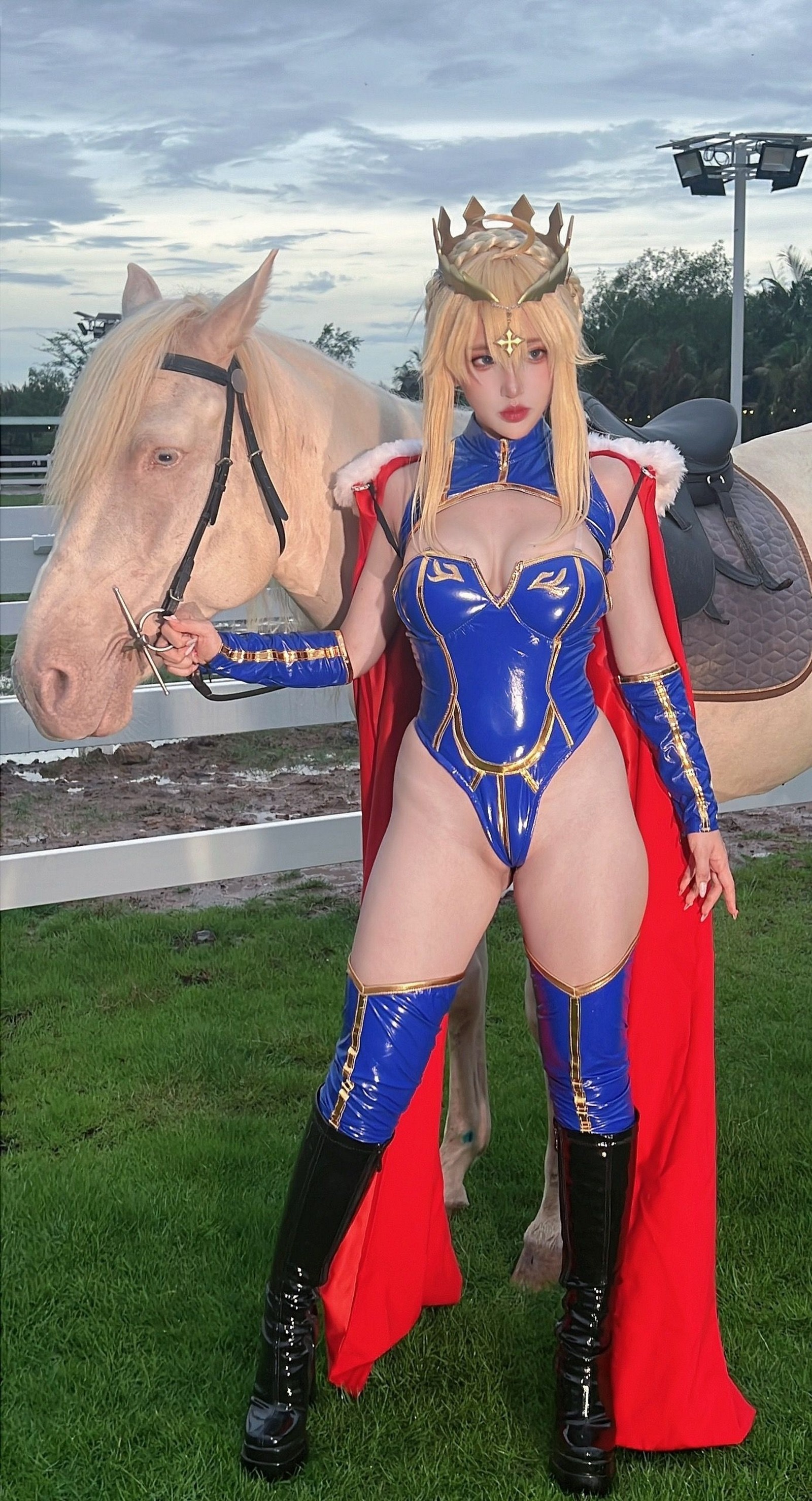 Puy Puy – Artoria Lancer Fate/Grand Order Cosplay 写真+视频（180P+22V-496MB）插图3
