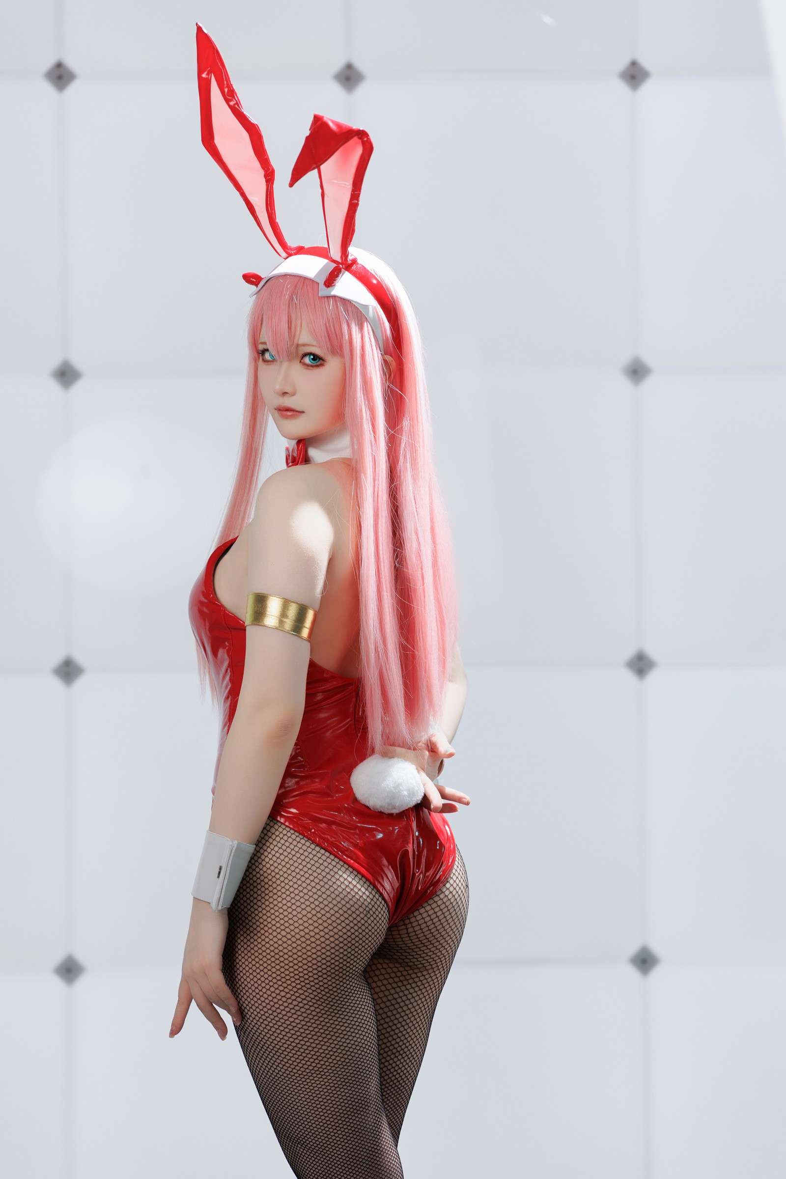 屿鱼 Yuyu Zero Two Cosplay 写真图集｜Darling in the Franxx 高清摄影（39P｜356MB）插图6