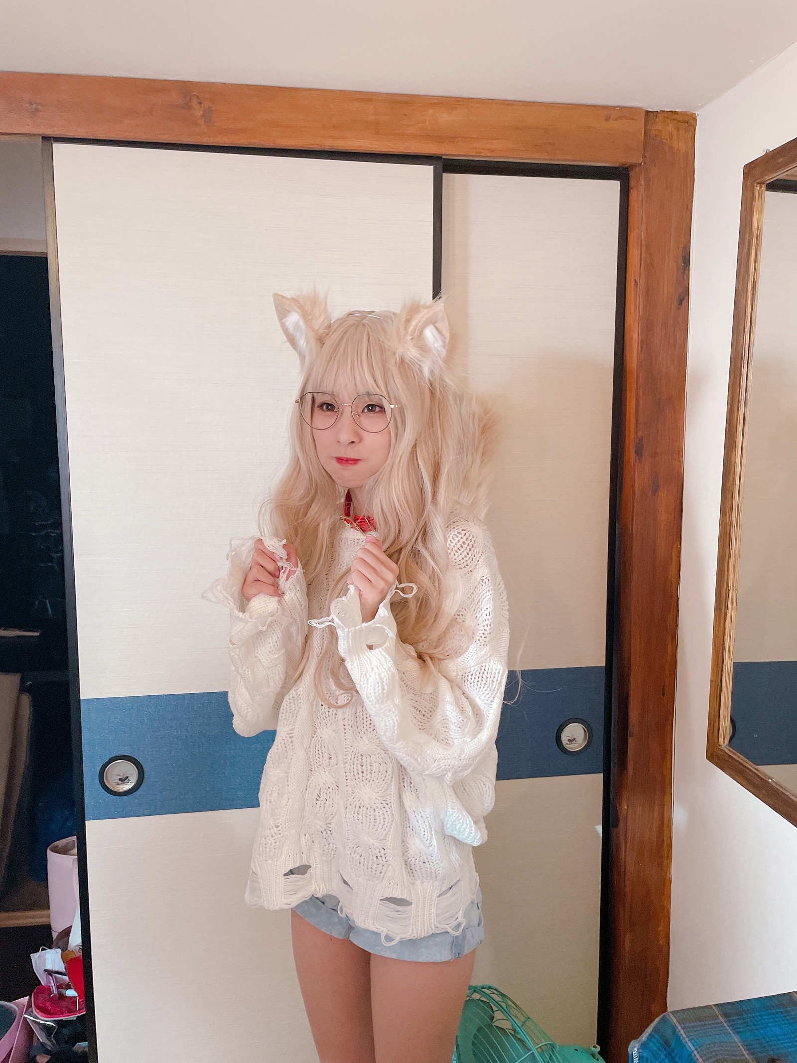 泥泥汝 猫女 主题 Cosplay 写真＋视频合集｜高质量图集（372P｜12V｜1.09GB）插图5