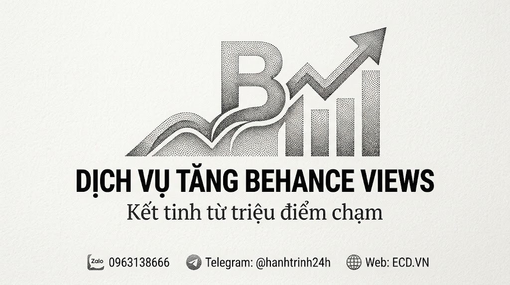 tăng behance views miễn phí cho project