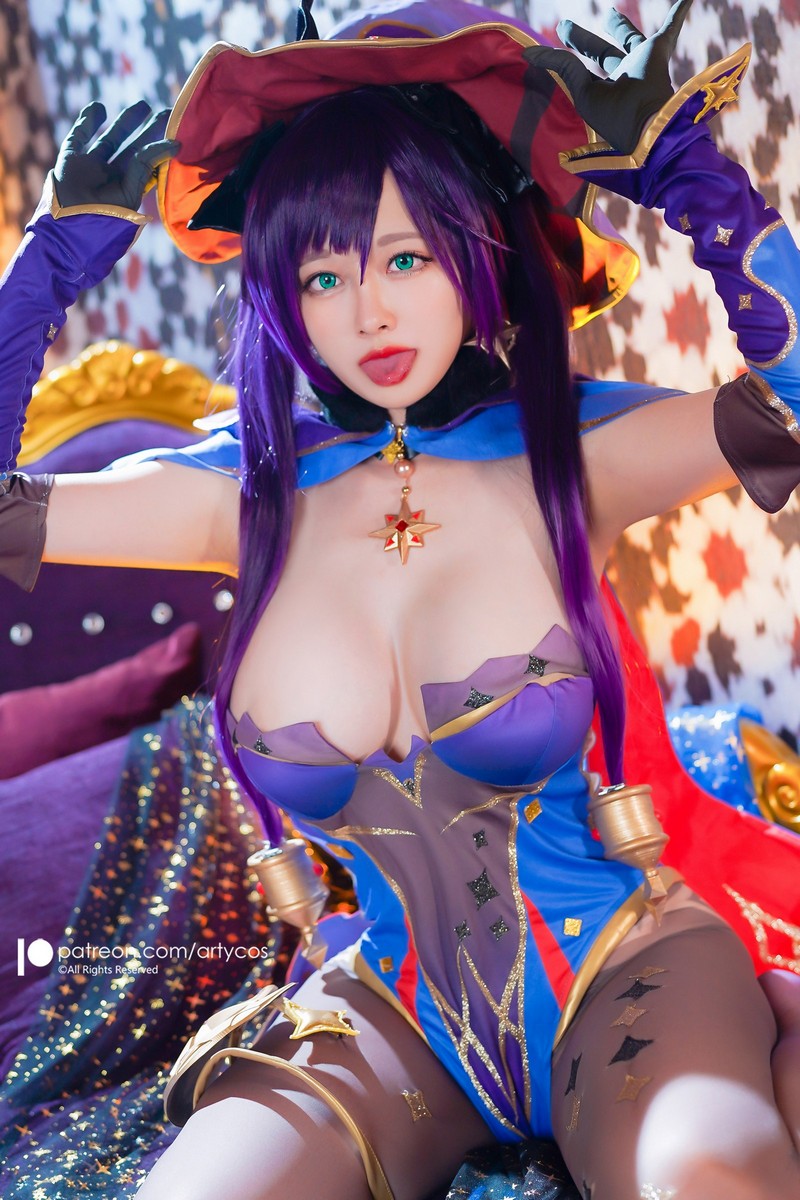 Arty亚缇 Mona Cosplay (Genshin Impact)【30P｜157.5MB】插图3