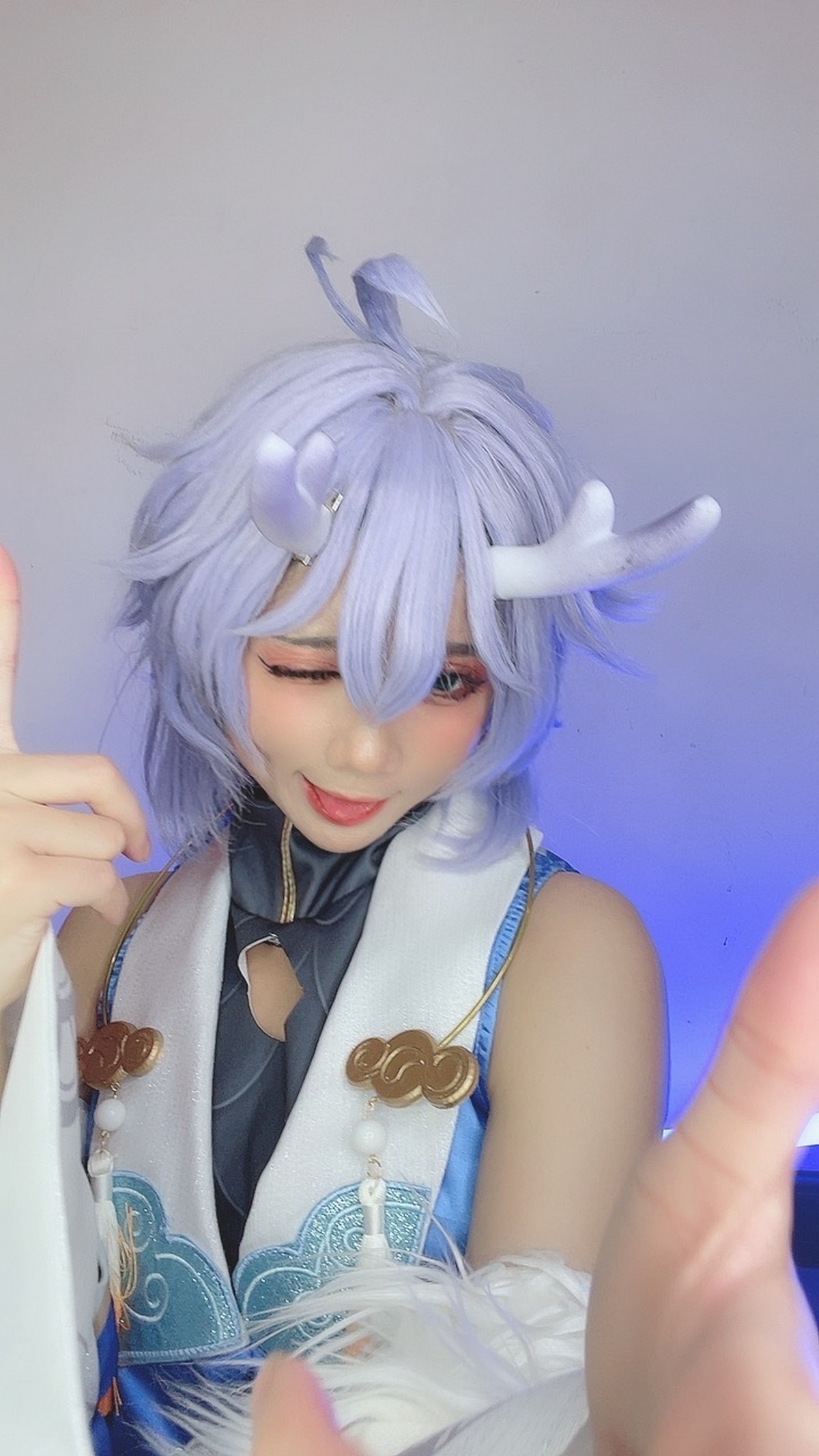 PoppaChan Bailu Cosplay Deluxe (Honkai Star Rail) – 155 Photos 12 Videos 459MB插图3