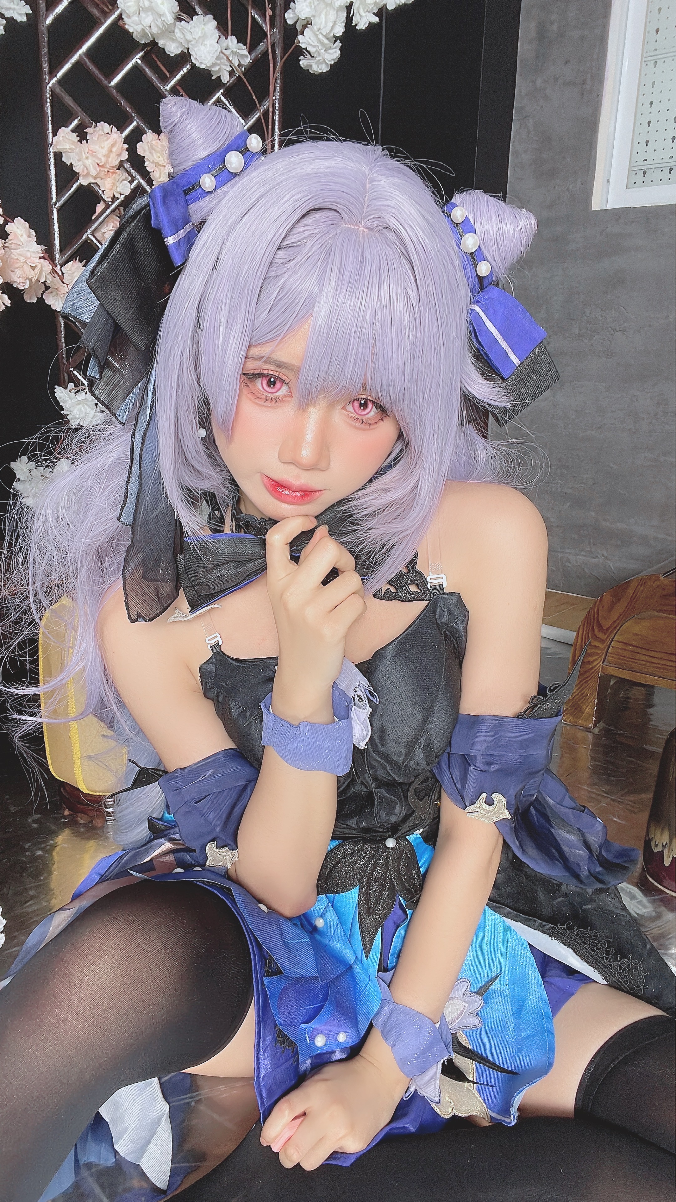 PoppaChan Keqing Cosplay (Genshin Impact) – 120 Photos 10 Videos 1.08GB插图3
