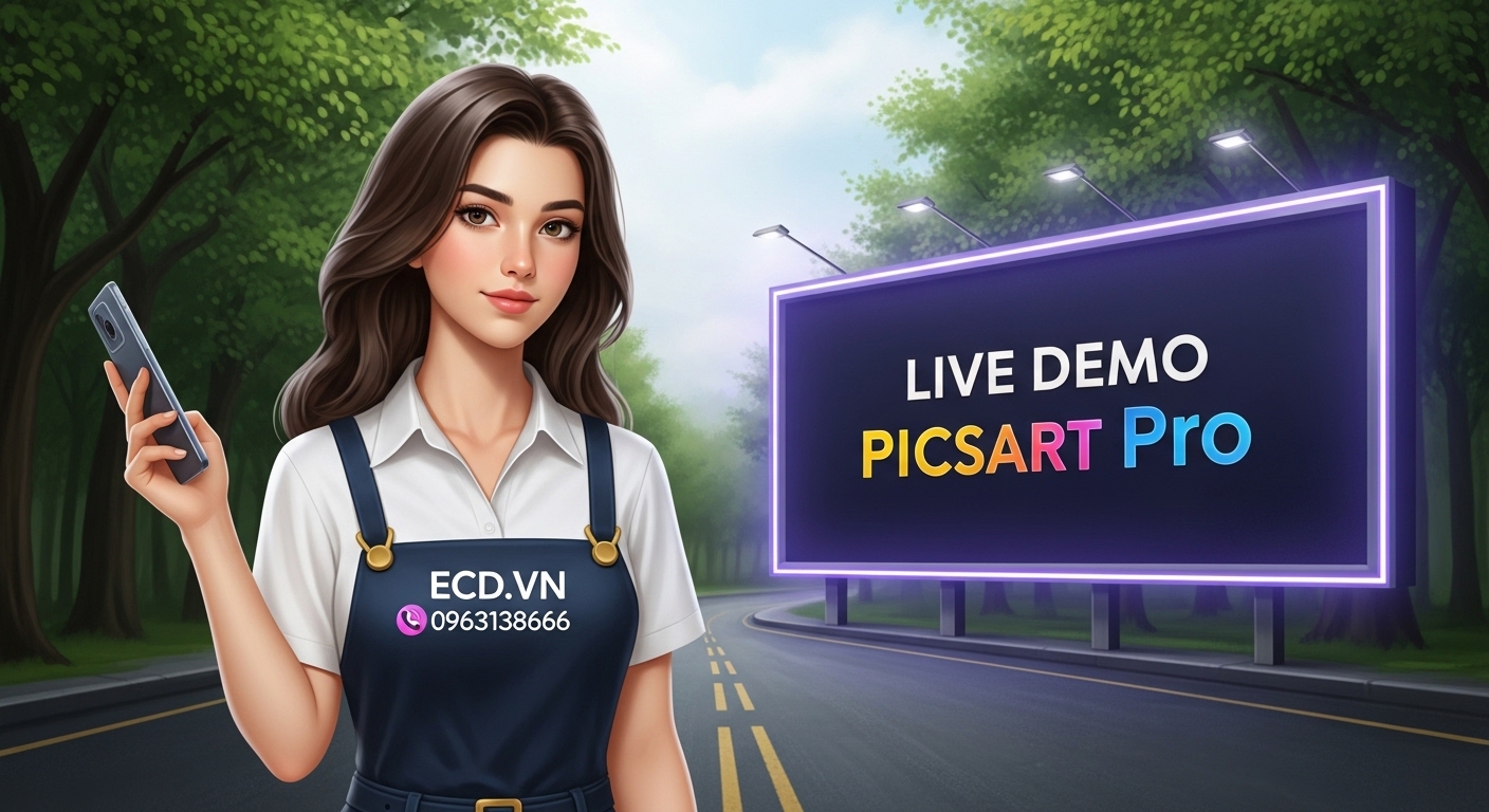 picsart pro thay acc miễn phí