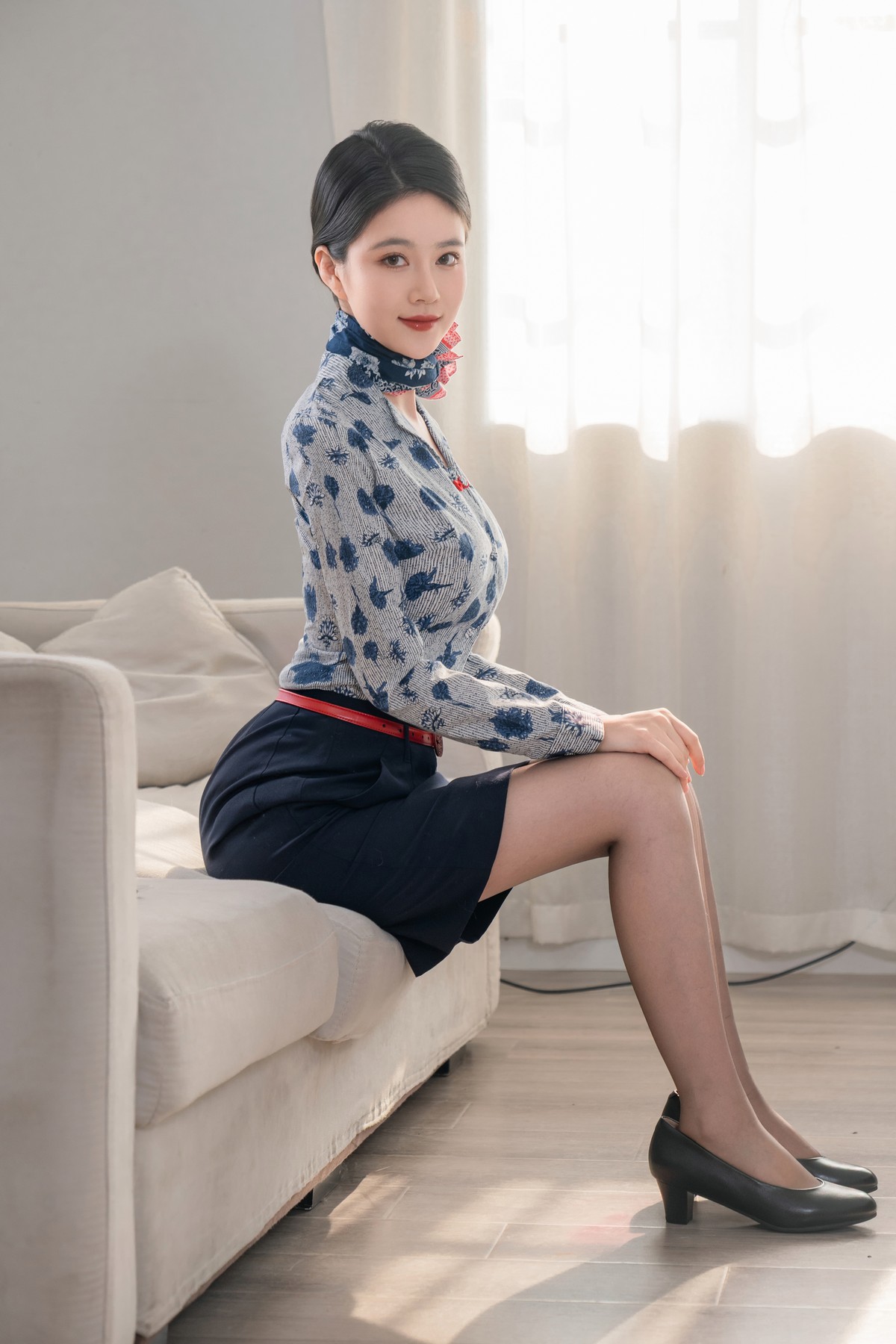 年年nnian 空姐制服第二弹 职业装升级版图集插图6