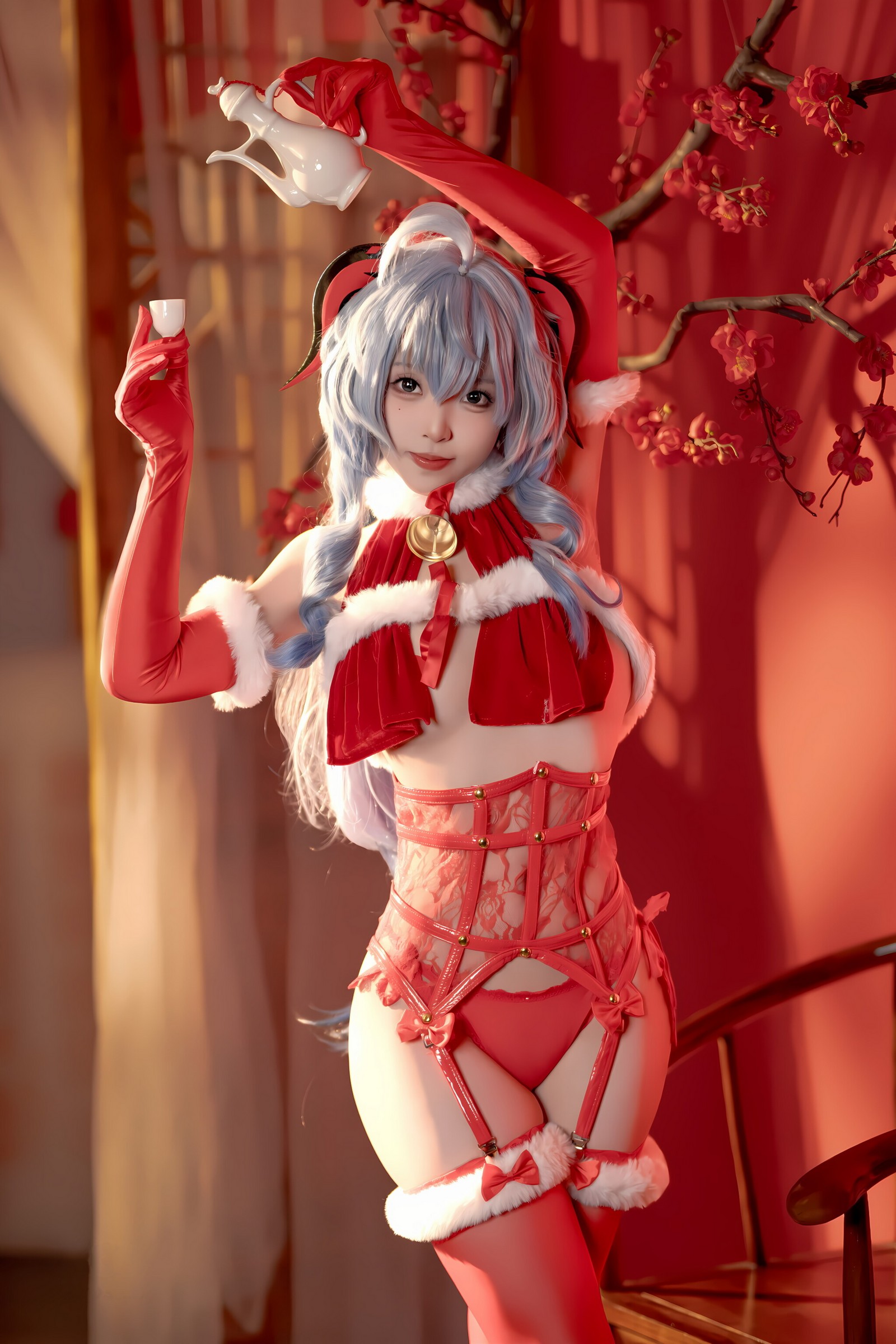 Bangni邦尼 – 甘雨新春 Cosplay 高清写真集（91P-8V-752.2MB）原神主题插图4