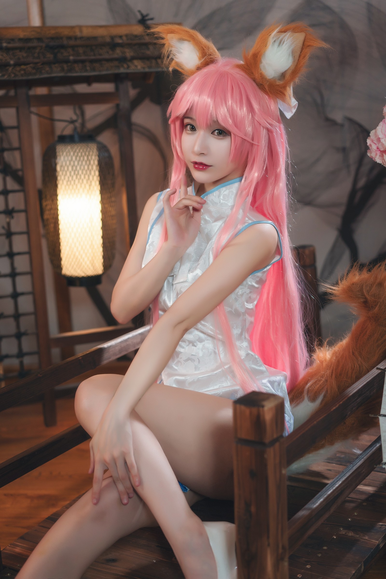 w百合欧皇子w 小玉旗袍写真集 – 中式旗袍COS 高清美图 [20P-174MB]插图3