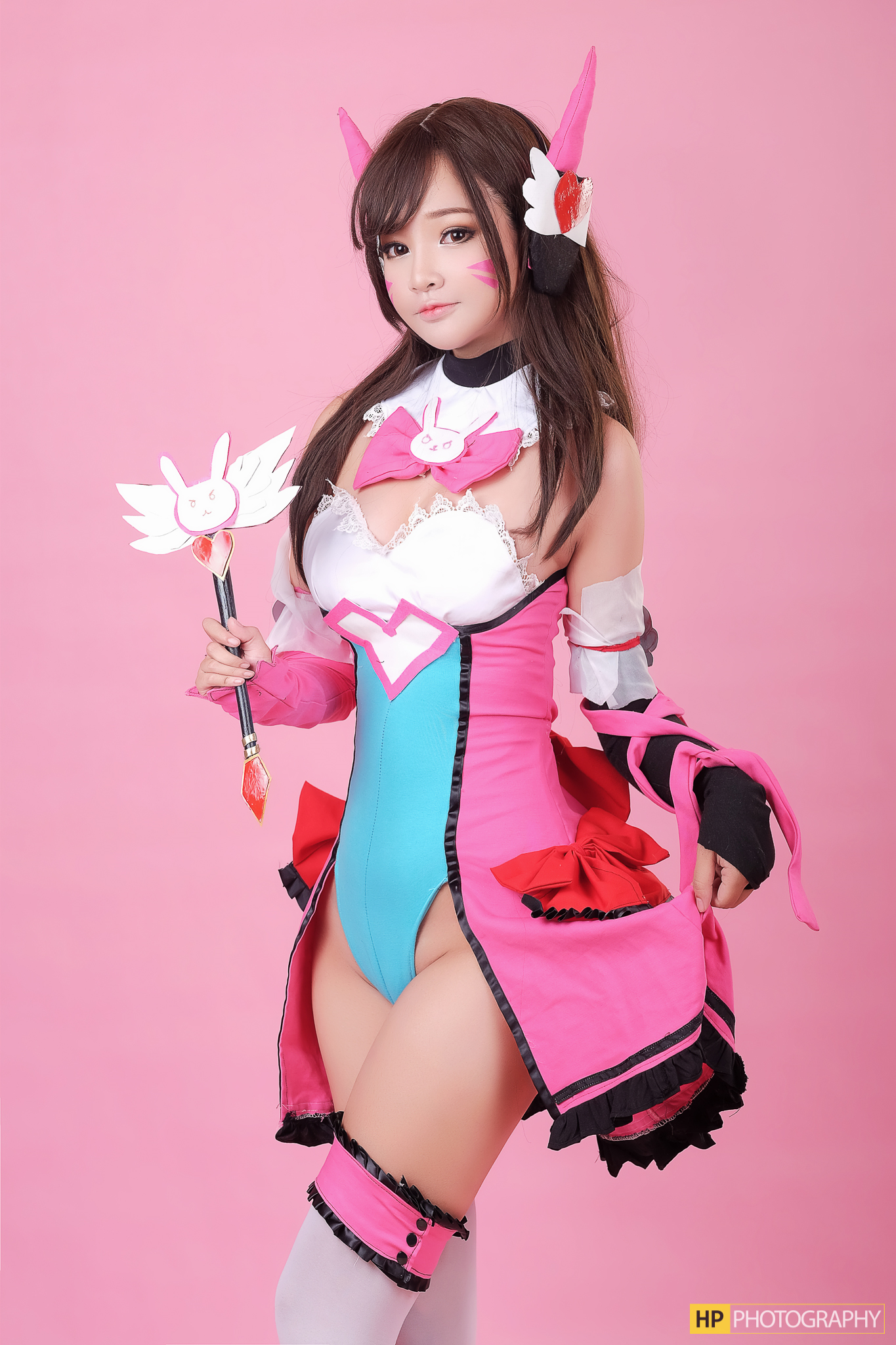 MiMi Chan D.Va 魔法少女 Cosplay 守望先锋写真【10P-26.9M】插图3