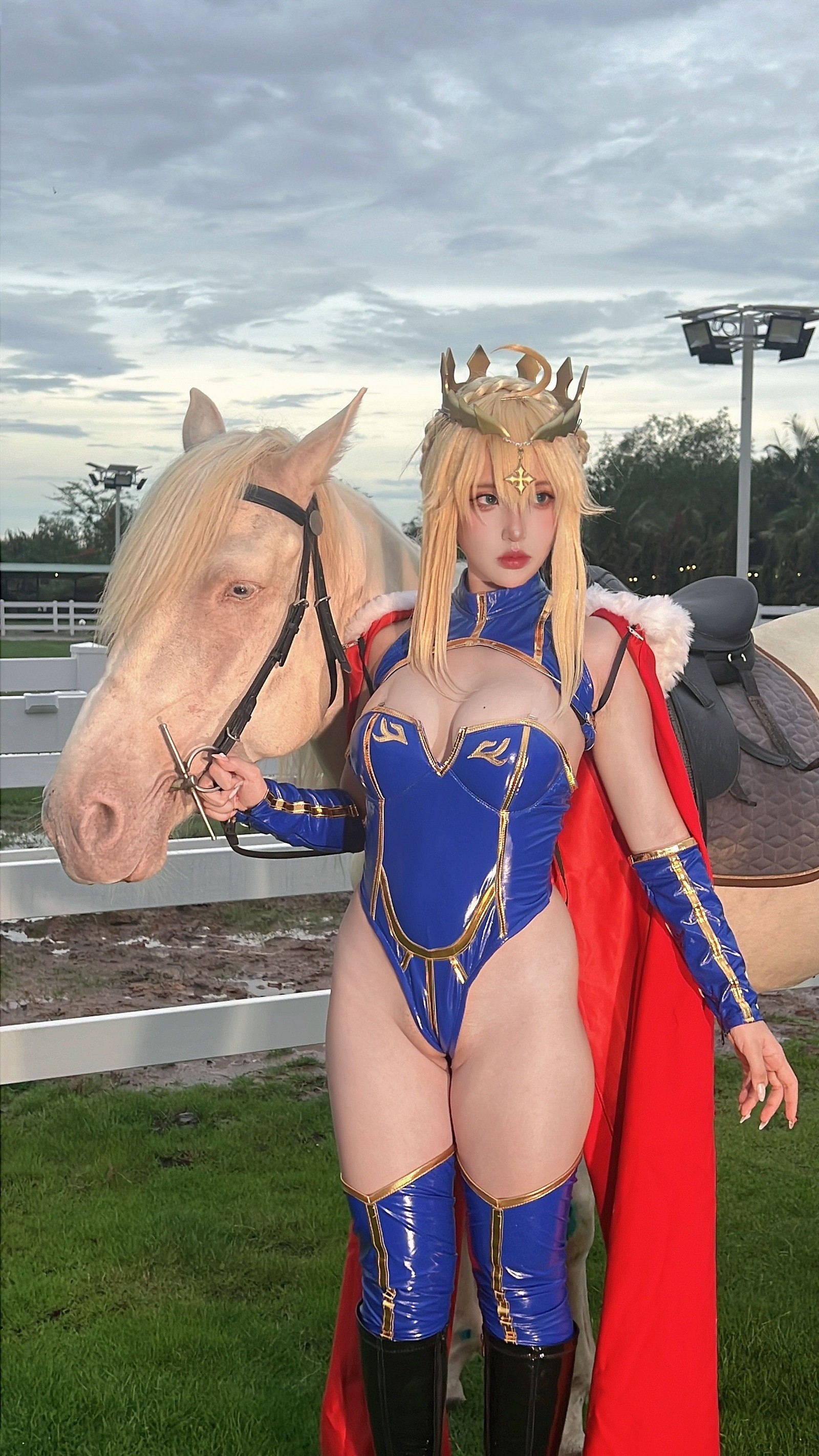 Puy Puy – Artoria Lancer Fate/Grand Order Cosplay 写真+视频（180P+22V-496MB）插图5