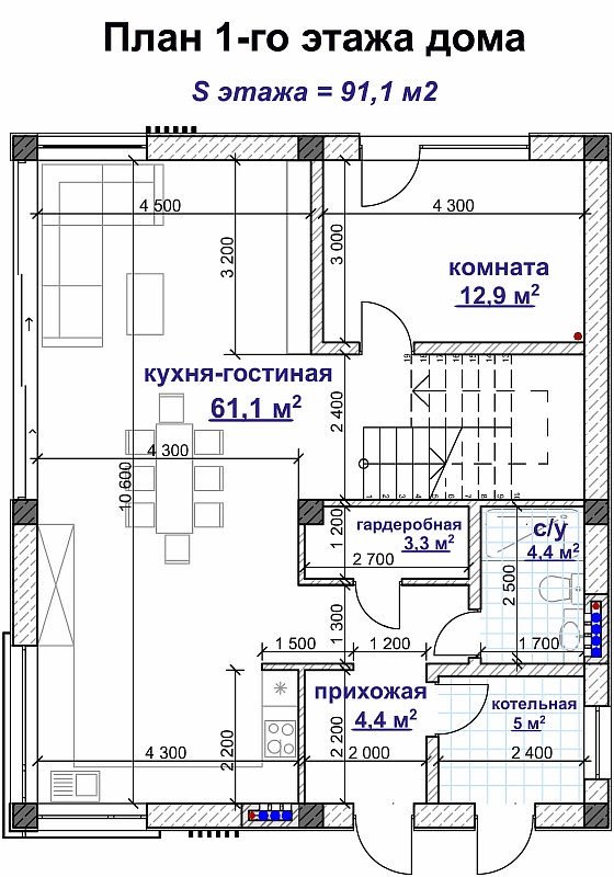 Планировка Дом 1 этаж — Postimages