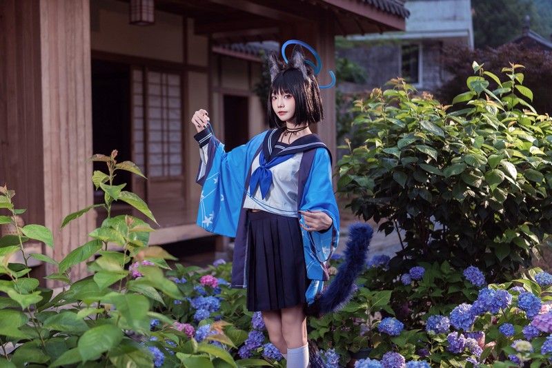 艾西Aiwest 桐生桔梗Cosplay写真图集 高清美图合集 48P (296.8M)插图1