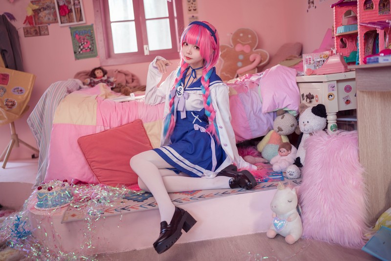 艾西Aiwest 湊阿库娅私服Cosplay写真图集 虚拟主播高清美图 55P (274.4M)插图7