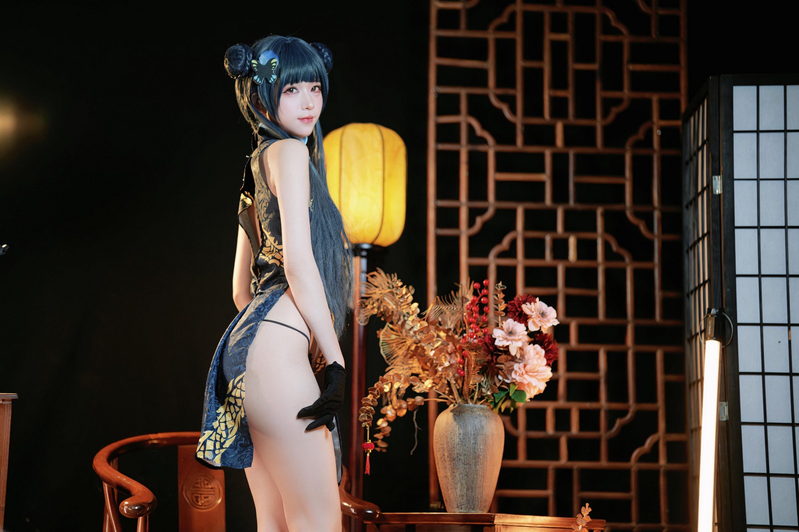 宮本桜 蔚蓝档案 龙华妃咲 Cosplay 写真｜人气角色 高清图集（42P｜124MB）插图2