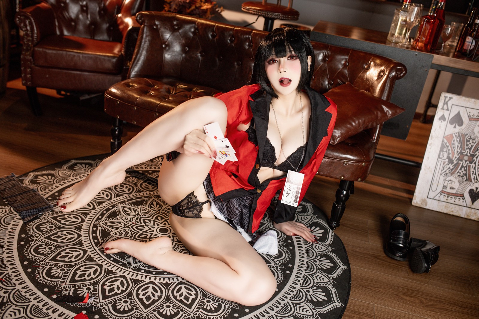 兔胖胖min – 狂赌之渊 蛇喰梦子 Cosplay 高清写真集（40P-277.8MB）插图3