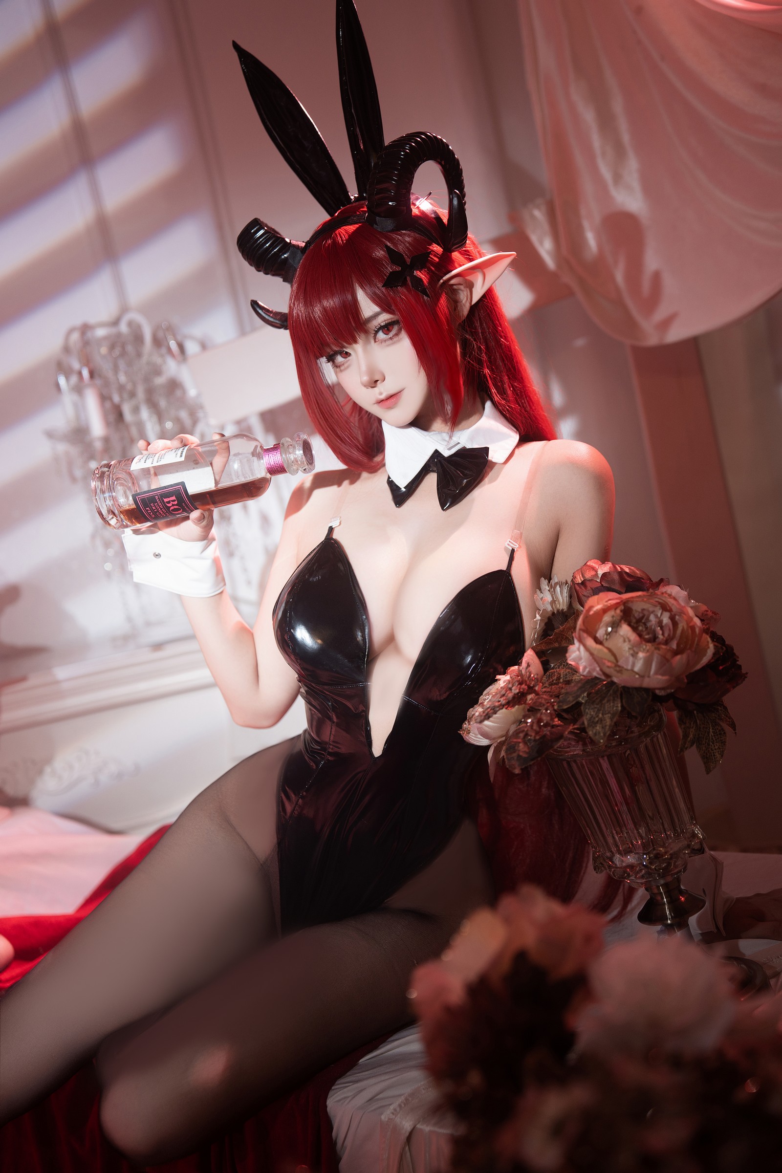 Seya-狮砸 – 25年01月限定 狂三旗袍 Cos 高清写真 2（12P-133.8MB）插图