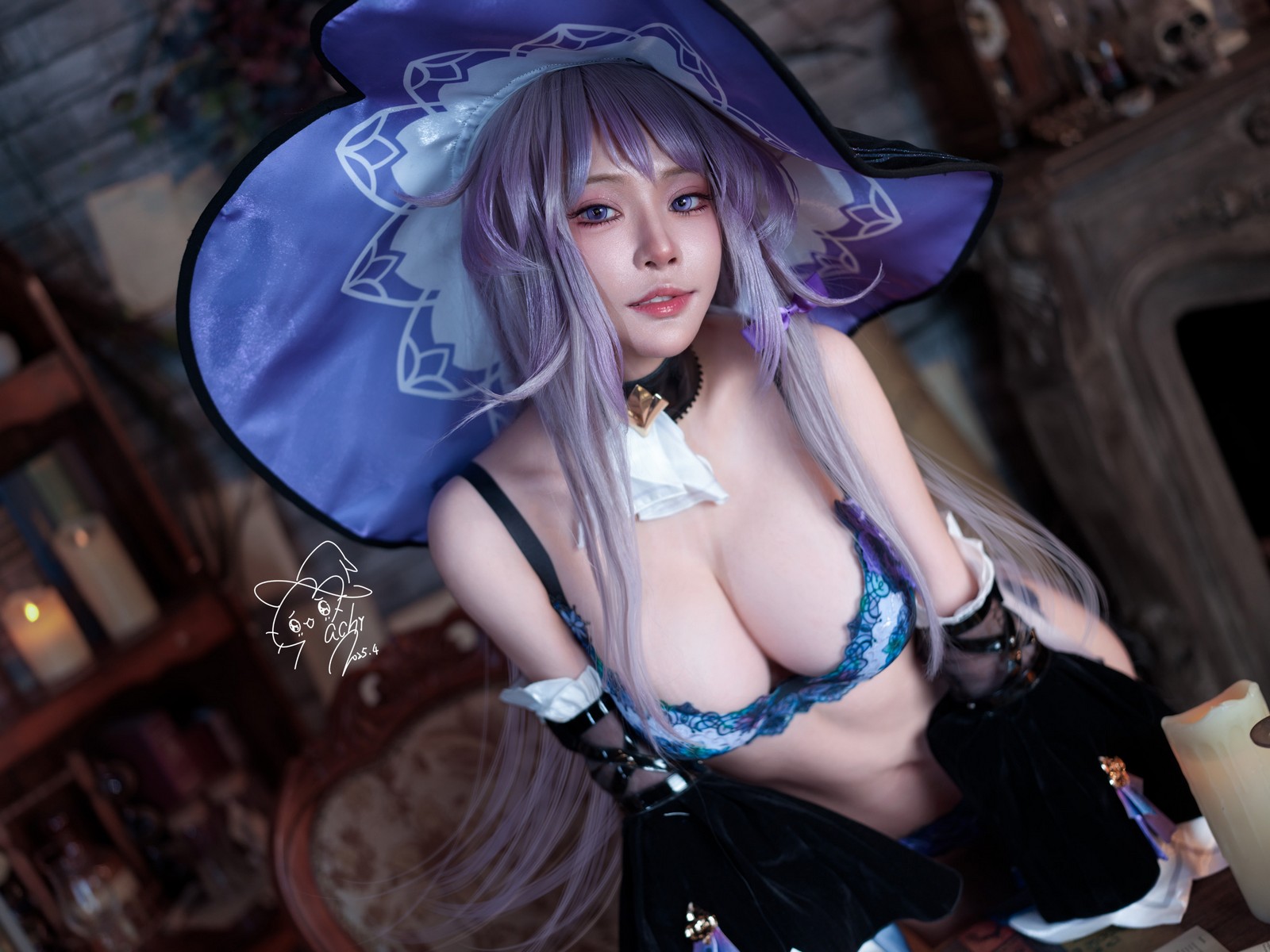 Machi马吉 大黑塔Cosplay写真｜The Herta 星穹铁道主题高清图集（71P-121MB）插图7