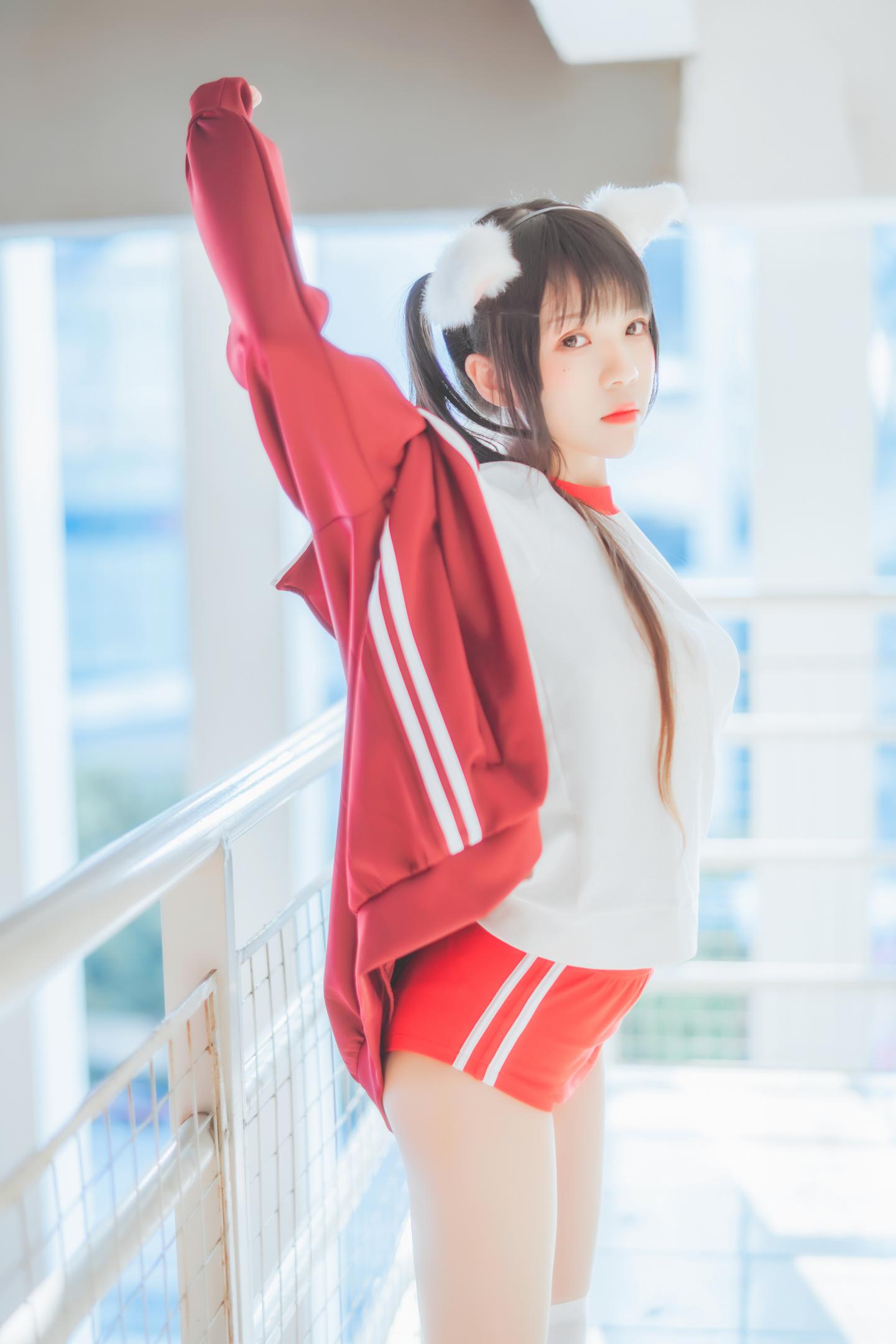 桜桃喵 NO.061 桜桃未熟2 红色体操服 16
