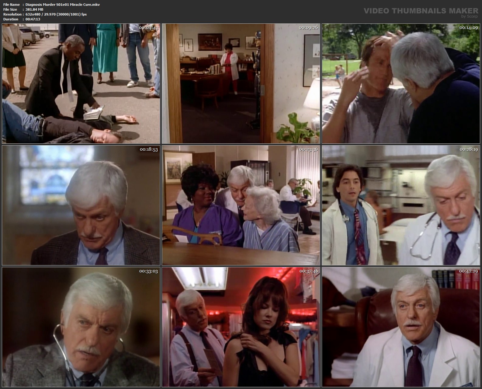Diagnosis Murder S01e01 Miracle Cure mkv — Postimages