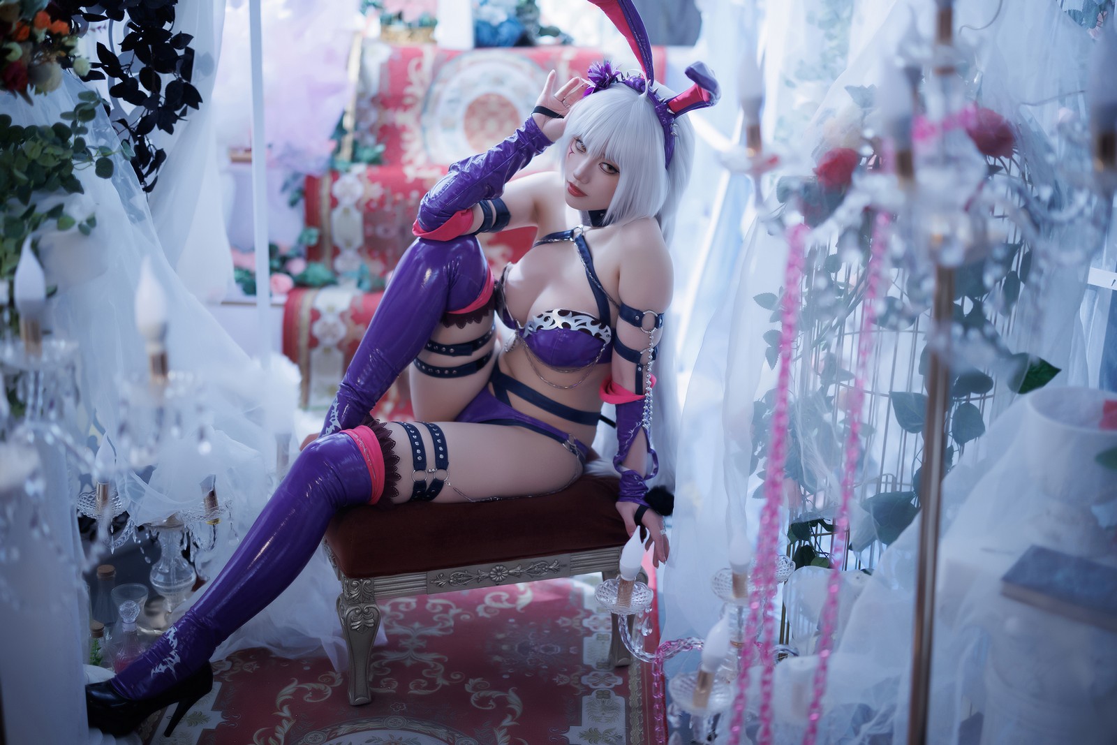 Cien恩恩 黑贞兔女郎泳装 Cosplay 写真合集（30P｜136MB）插图6