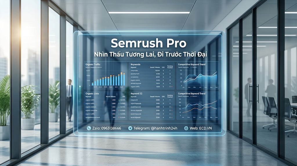 semrush pro xem keyword đối thủ