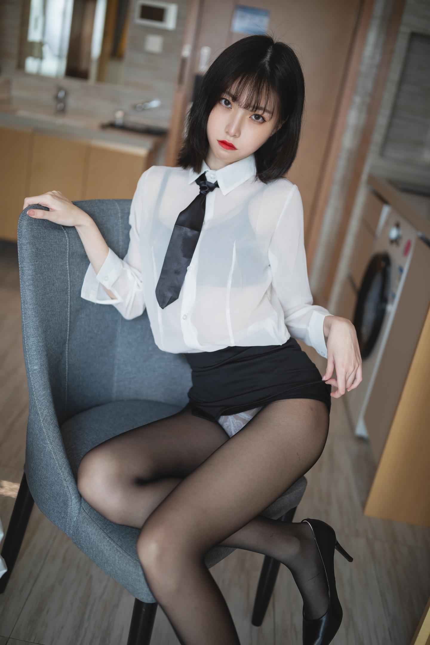 许岚LAN NO.004 OL制服 16