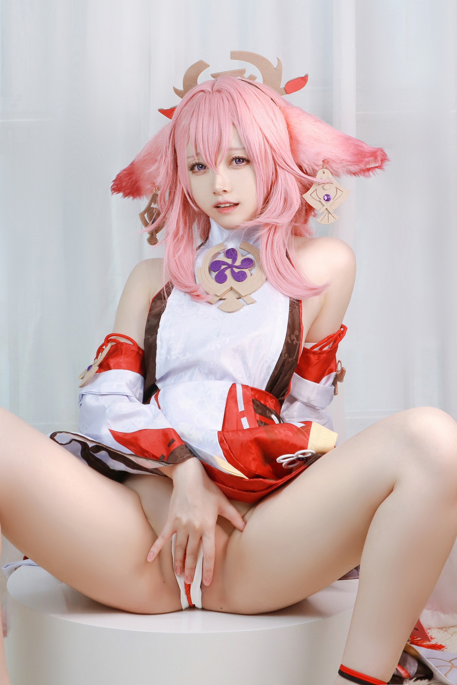 朝霧愛 – 原神 Yae Miko 八重神子 Cosplay 高清写真（35P-452.8M）插图9