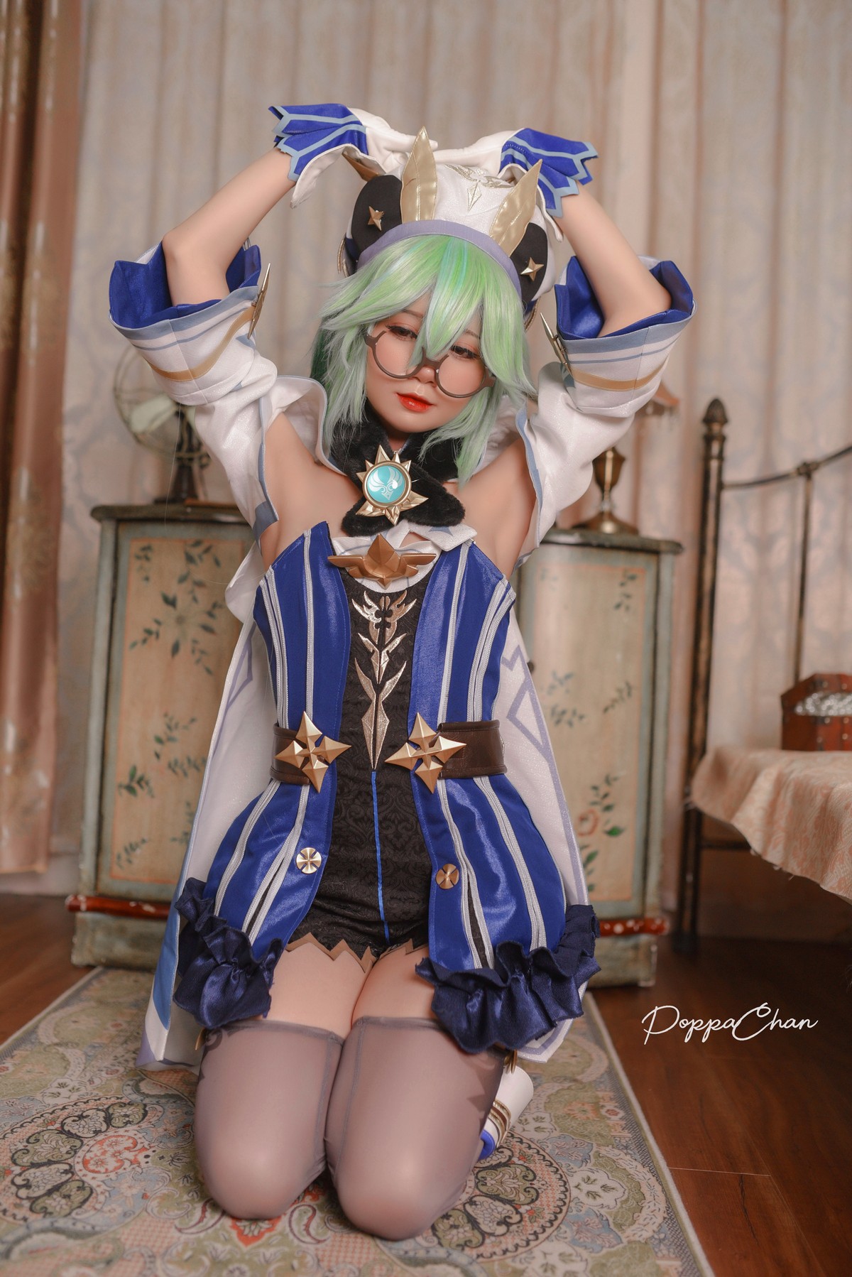 PoppaChan Sucrose Cosplay (Genshin Impact) – 29 Photos 14 Videos 163MB插图4