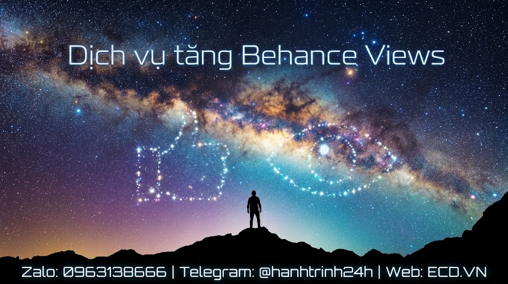 dịch vụ tăng behance views chính hãng adobe behance