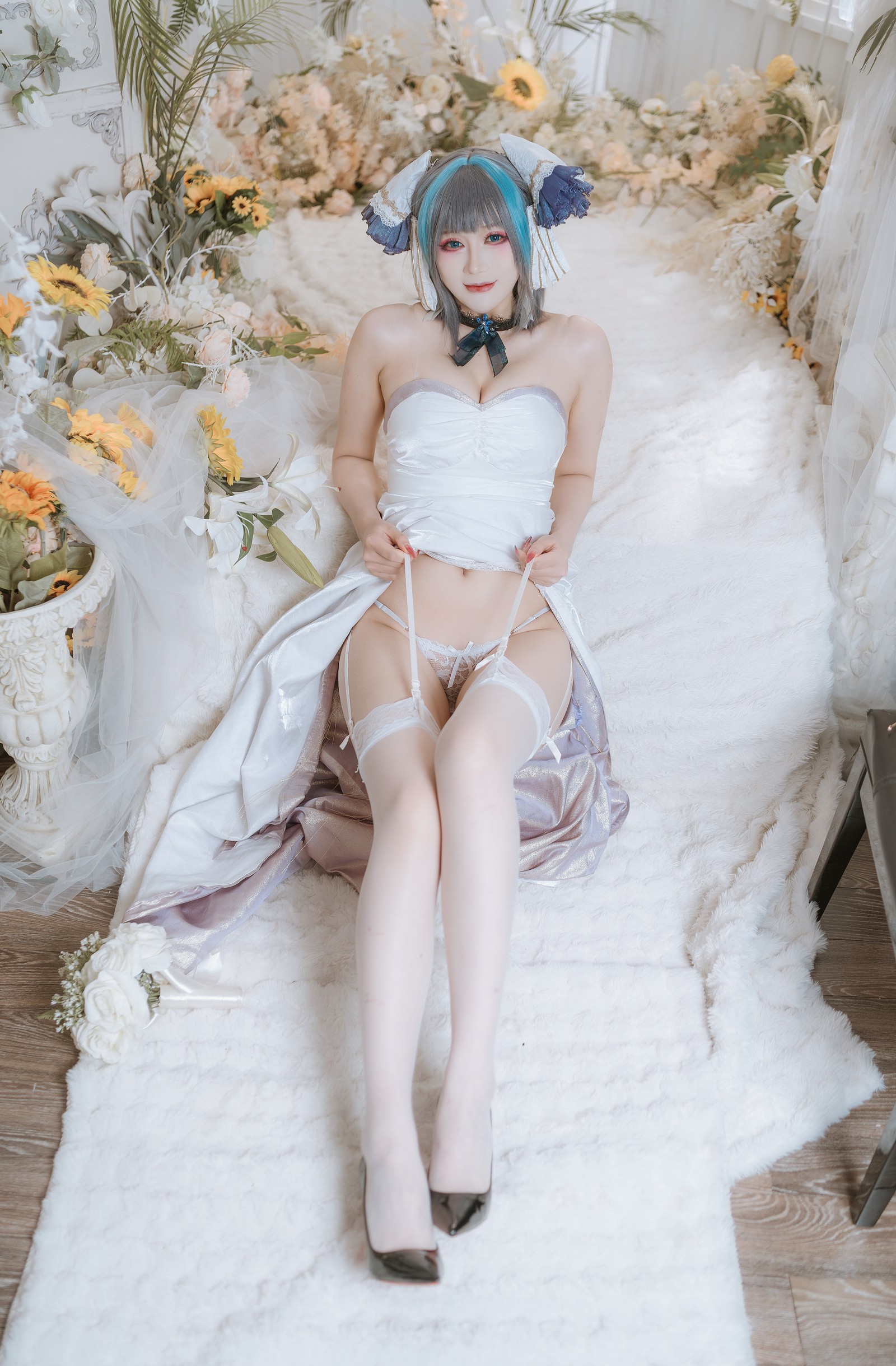 兔胖胖min – 碧蓝航线 柴郡 礼服 Cosplay 高清写真集（40P-674.7MB）插图7