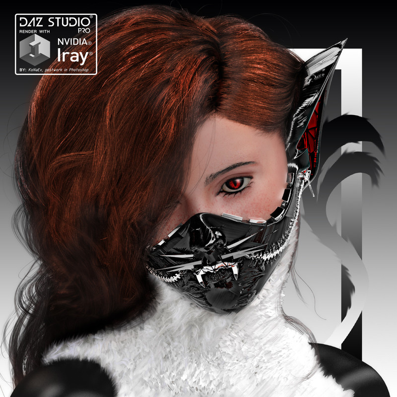 Kotomask for Genesis 3 and 8 Females Kotomask for Genesis 3 and 8 Females