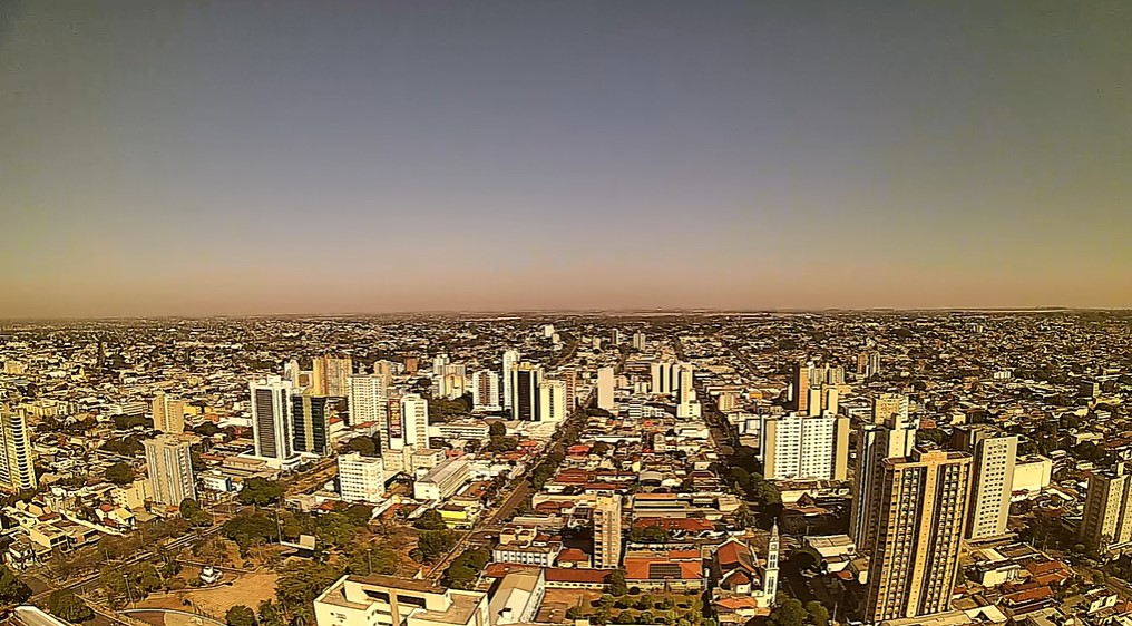 Campo Grande nesta manhã de domingo