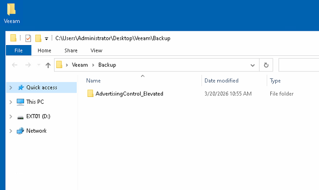 Veeam Directory Desktop