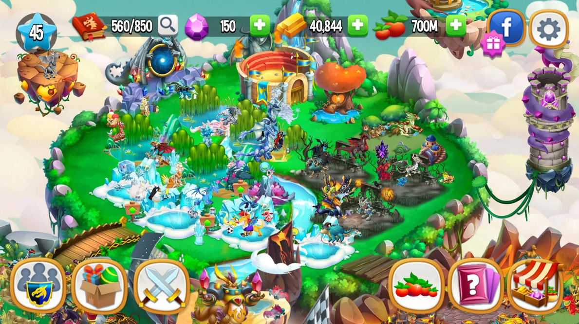 Dragon City MOD APK V25.3.3 (2025) – Unlimited Money/Gems 4