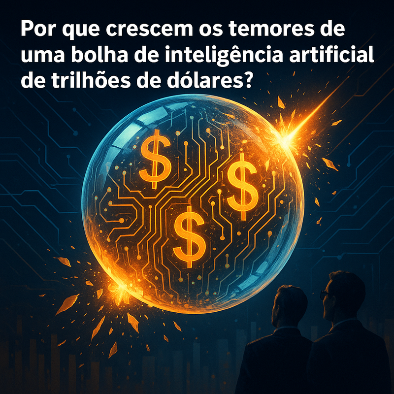 Por que crescem os temores de uma bolha de inteligência artificial de trilhões de dólares? 🧠🤖🫧🤑