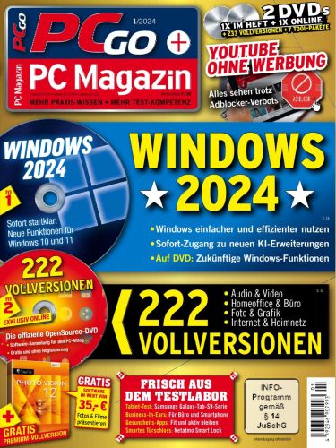 Cover: Pcgo-Pc Magazin No 01 Januar 2024