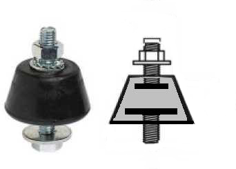 Виброопора разрез