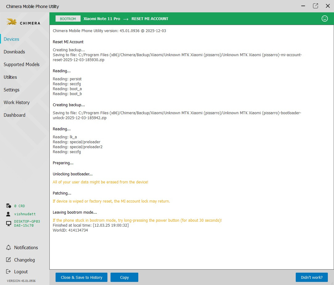 redmi note 11 pro aacc