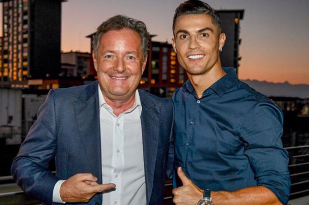 Piers Morgan with CR7
