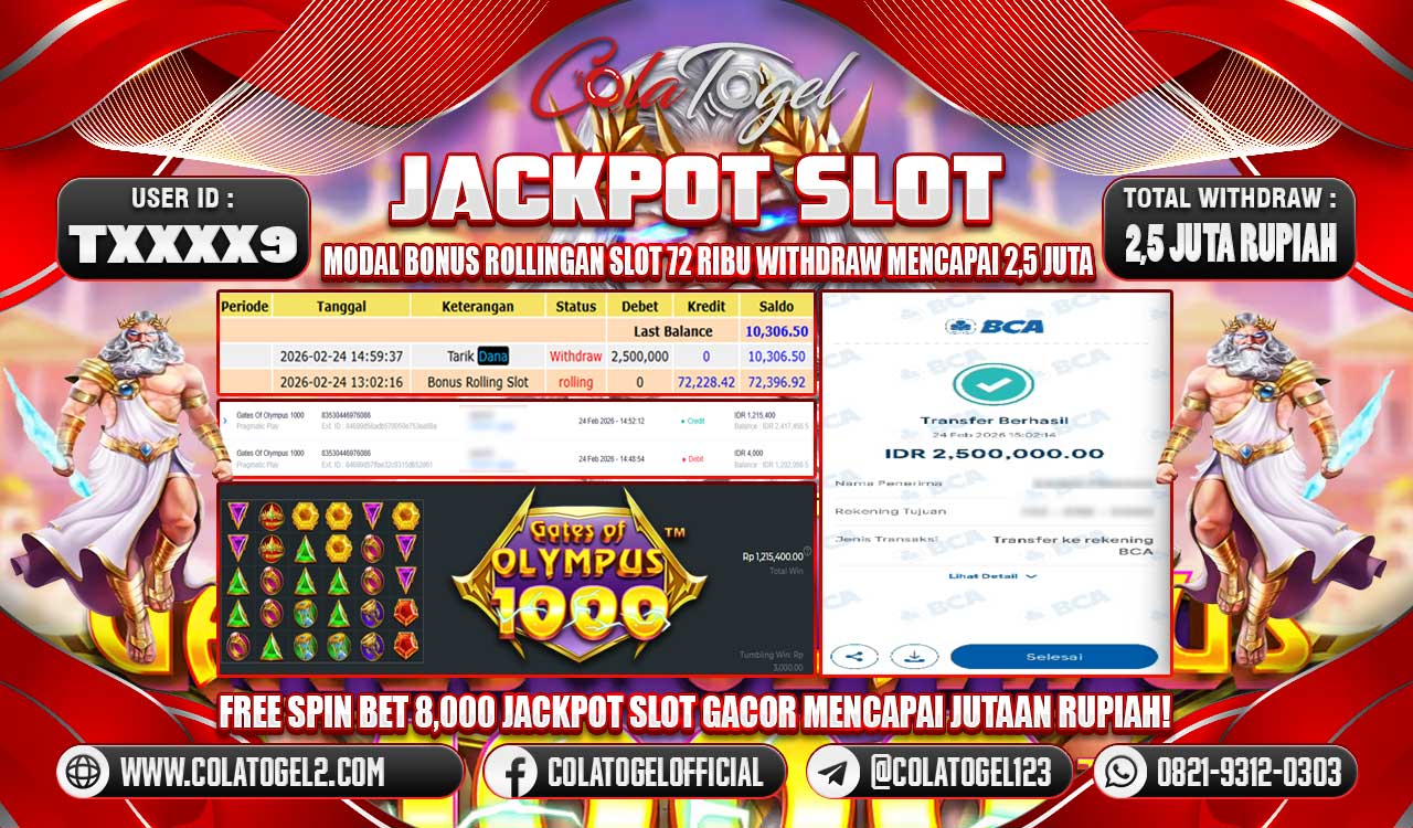 JACKPOT SLOT GACOR!!